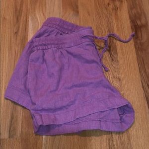 pink old navy soft tie shorts